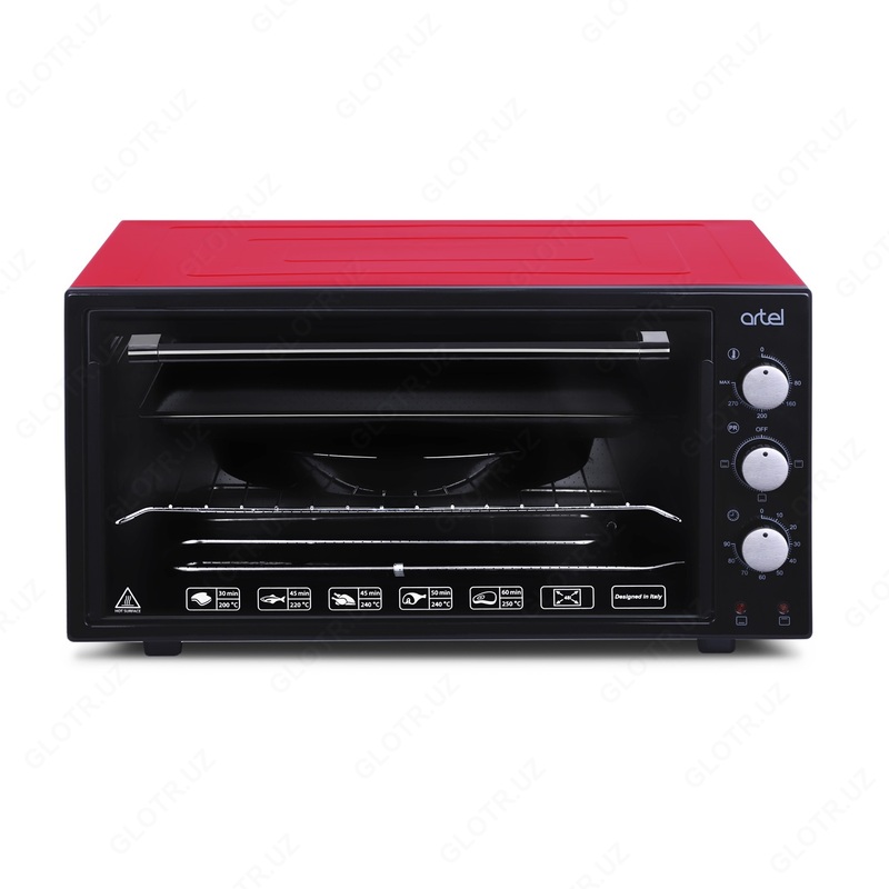 Мини-духовка Artel MD - 4212 LUX, черн/черн/красный