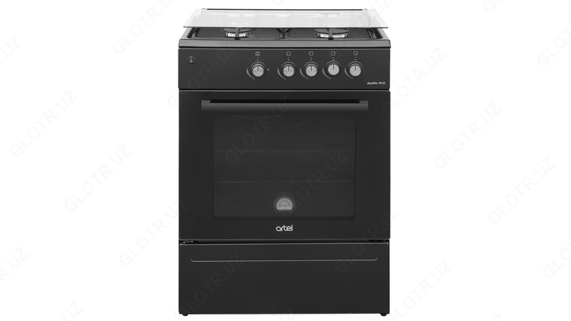 Газовая плита Artel Apetito 10-G Matte-Black, чугун