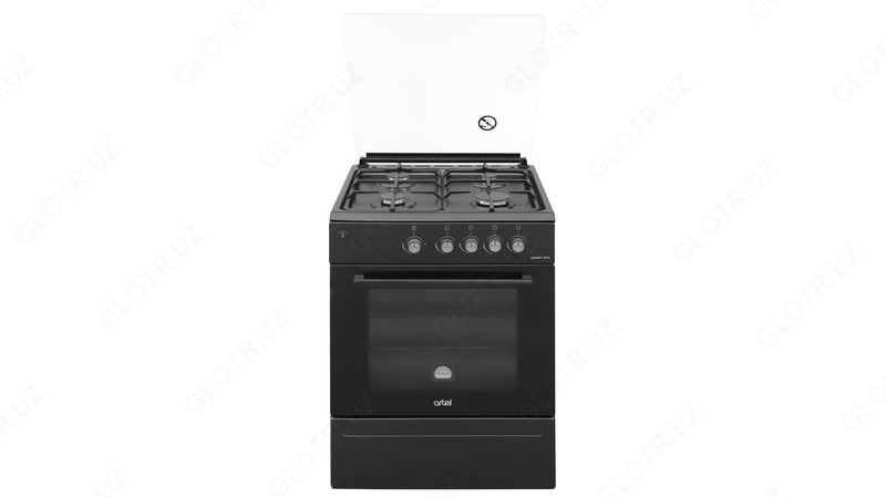 Газовая плита Artel Apetito 10-G Matte-Black, чугун