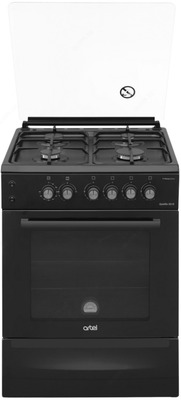 Gaz plitasi Artel Apetito 02-G Mat-Black, quyma temir