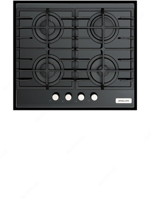 O'rnatilgan plita Avalon V6210-06 qora