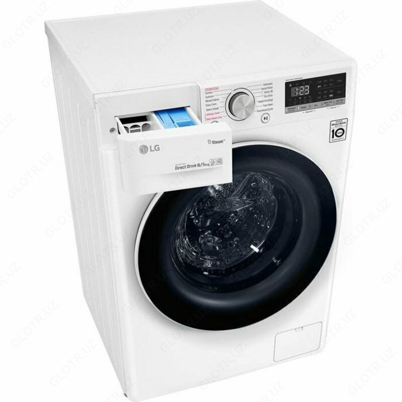 LG TW4V7RW1W kir yuvish mashinasi oq / qora
