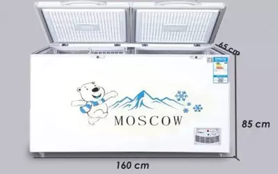 Морозильная камера "MOSCOW BD 518 2 DOOR" (Белая)