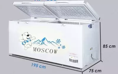 Морозильная камера " MOSCOW XF - 650 2 DOOR" (Белая)