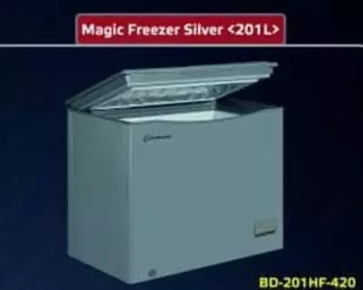"Hofmann Magic Freezer BD-201HF" muzlatgichi (kumush)