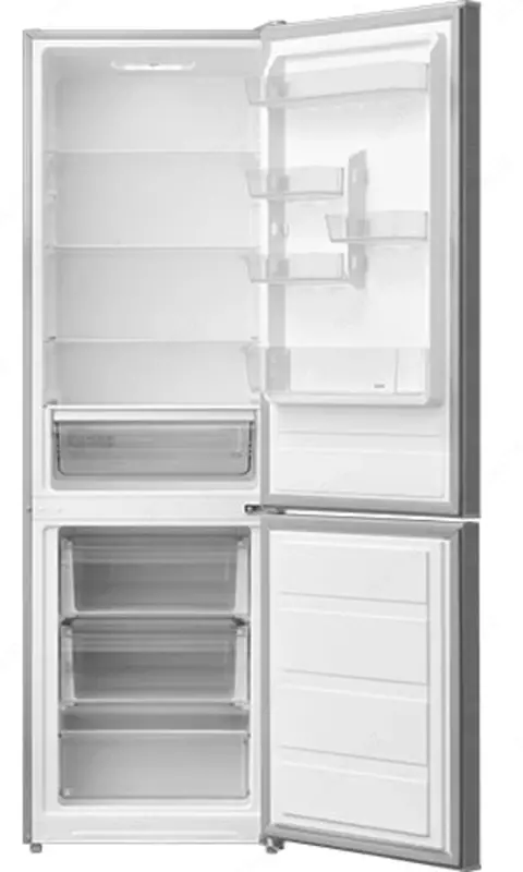 Двухкамерный холодильник "Midea MDRB408FGF46" (Серебристый)