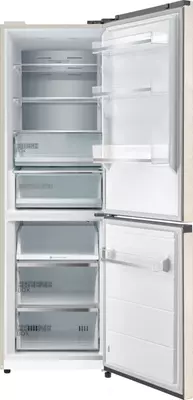 Двухкамерный холодильник "Midea MDRB470MGE" (Молочный)