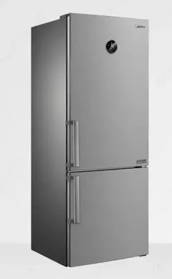Двухкамерный холодильник "Midea MDRB593" (Серебристый)