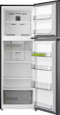 Двухкамерный холодильник "Midea MDRT385MTF46" (Стальной)