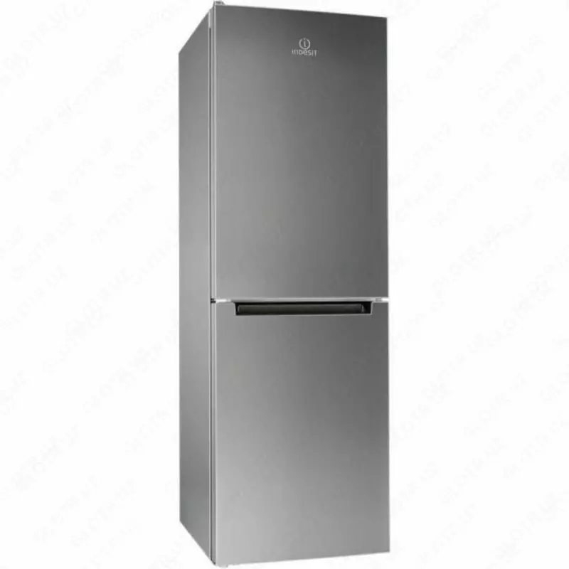 Двухкамерный холодильник "Indesit DS 4160 Е/SB" (Бежевый/Стальной)
