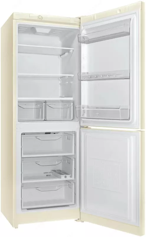 Двухкамерный холодильник "Indesit DS 4160 Е/SB" (Бежевый/Стальной) Только в розницу