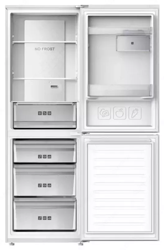 Двухкамерный холодильник "Haier С3F532CWG" (Белый) Эконом - 7 018 000 сум