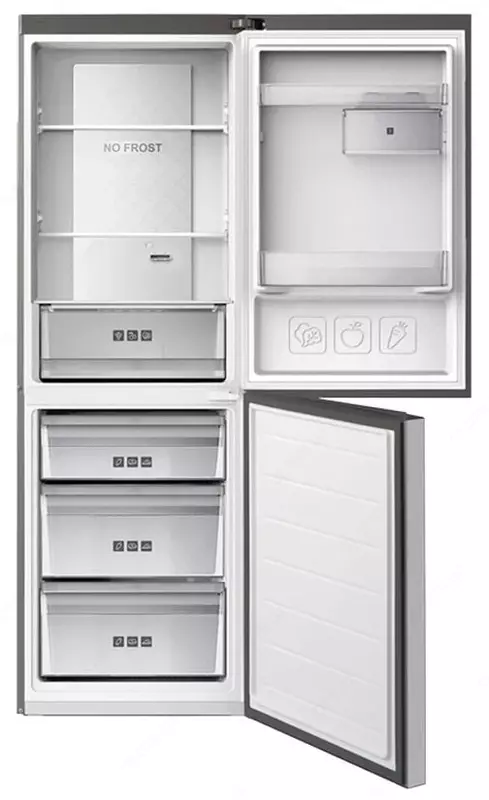 7 139 000 сум Двухкамерный холодильник "Haier С3F532CMSG" (Серый) Эконом