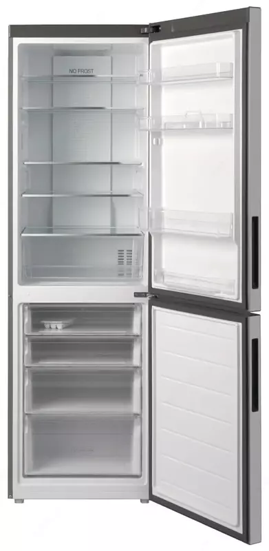 Ikki kamerali muzlatgich "Haier C2F536CMSG" (Kulrang) Ekonom