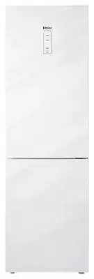 Двухкамерный холодильник "Haier C2F637CGWG" (Белое стекло)