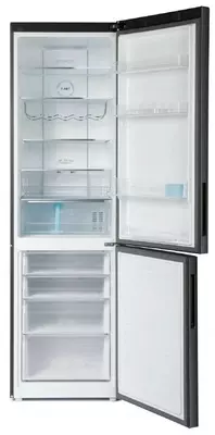 Двухкамерный холодильник "Haier C2F637CGВG" (Черное стекло)
