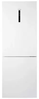 Ikki kamerali muzlatgich "Haier C4F744CWG" (Oq)