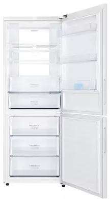 Ikki kamerali muzlatgich "Haier C4F744CWG" (Oq)