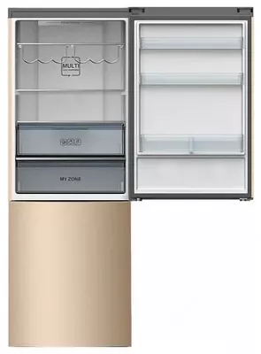 Двухкамерный холодильник "Haier C4F744CGG" (Золотистый)
