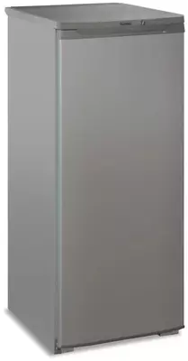 Bir kamerali maishiy muzlatgich "Biryusa M110" (Metalik)