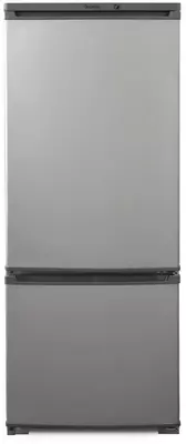 Ikki kamerali maishiy muzlatgich "Biryusa M151" (Metalik)