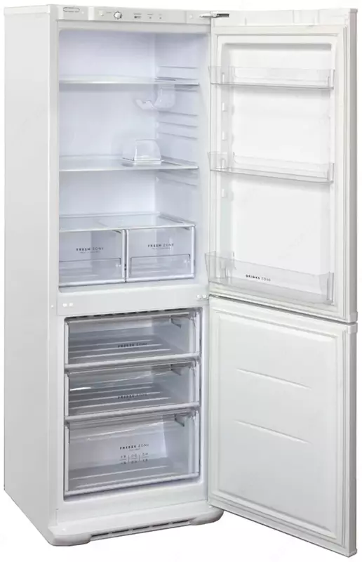 Бытовой двухкамерный холодильник "Бирюса 633" (Белый) Только в розницу