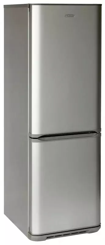 Бытовой двухкамерный холодильник "Бирюса М133" (Металлик)