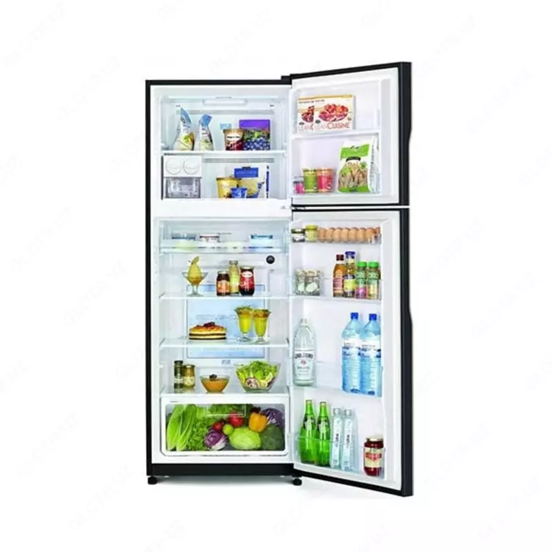 Бытовой двухкамерный холодильник "Hitachi R-V470PUC3K GBW" (Коричневое стекло) - 10 950 500 сум