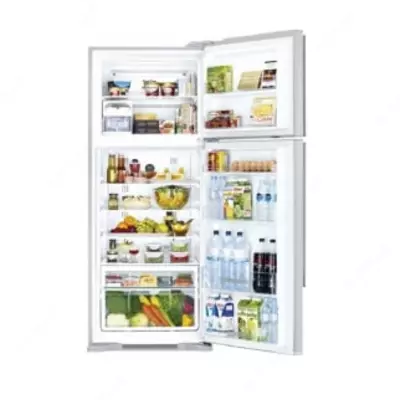 Бытовой двухкамерный холодильник "Hitachi R-VG540PUC7 GBK" (Черное стекло)