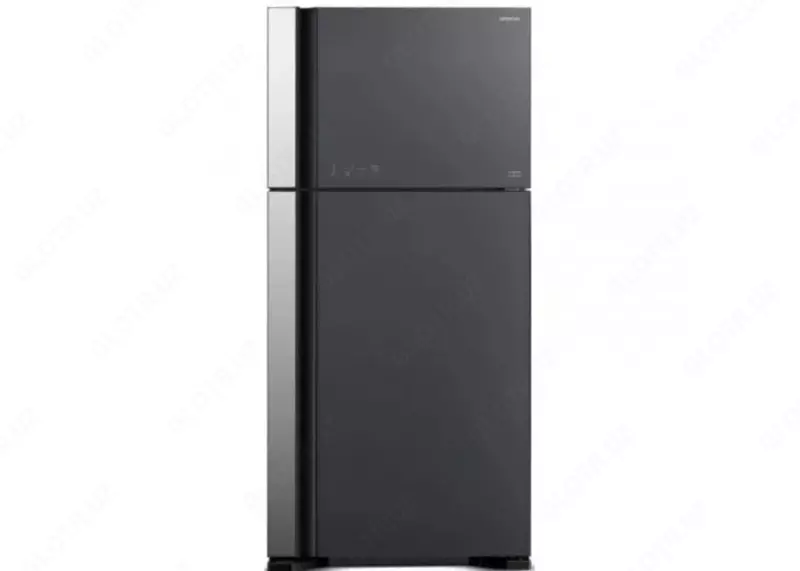 Бытовой двухкамерный холодильник "Hitachi R-VG540PUC7 GGR" (Серое стекло)