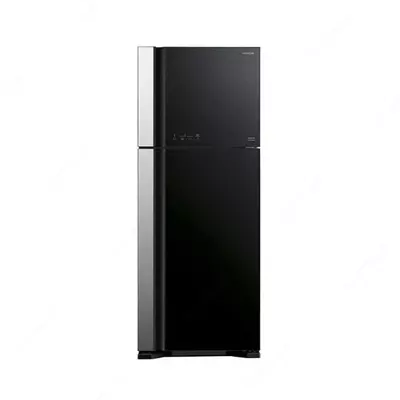 Ikki kamerali maishiy muzlatgich "Hitachi R-VG540PUC3 GBK" (Qora shisha)