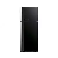 Бытовой двухкамерный холодильник "Hitachi R-VG540PUC3 GBK" (Черное стекло)