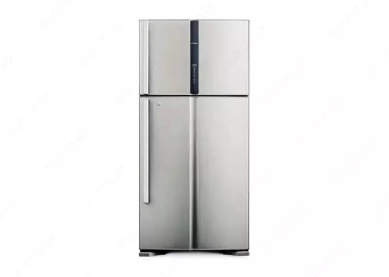 Бытовой двухкамерный холодильник "Hitachi R-V660PUC3K SLS" (Стальной)