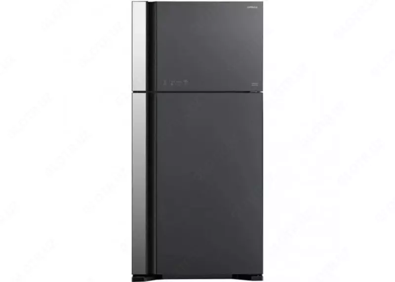 Бытовой двухкамерный холодильник "Hitachi R-VG660PUC7 GGR" (Серое стекло)