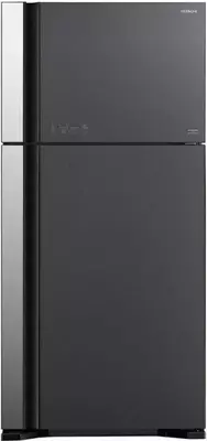 Бытовой двухкамерный холодильник "Hitachi R-VG660PUC3 GGR" (Cерое стекло)