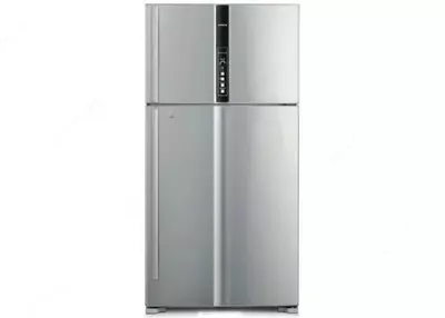 Ikki kamerali maishiy muzlatgich "Hitachi R-V720PUC1K SLS" (Och kulrang)