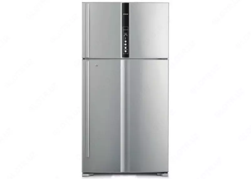 Бытовой двухкамерный холодильник "Hitachi R-V720PUC1K SLS" (Светло-серый)
