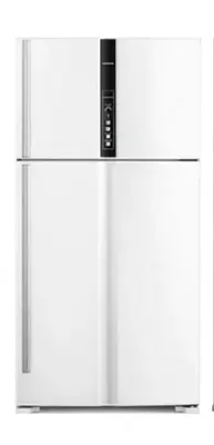 Ikki kamerali maishiy muzlatgich "Hitachi R-V720PUC 1K TWH" (Oq)
