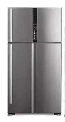 Ikki kamerali maishiy muzlatgich "Hitachi R-V910PUC1KX INX" (zanglamaydigan po'latdan)