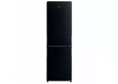 Бытовой двухкамерный холодильник "Hitachi R-BG410PUC6 GBK" (Черное стекло)