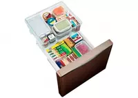 14 520 000 сум Бытовой двухкамерный холодильник "Hitachi R-W550PUC2 GBW" (Коричневое стекло)