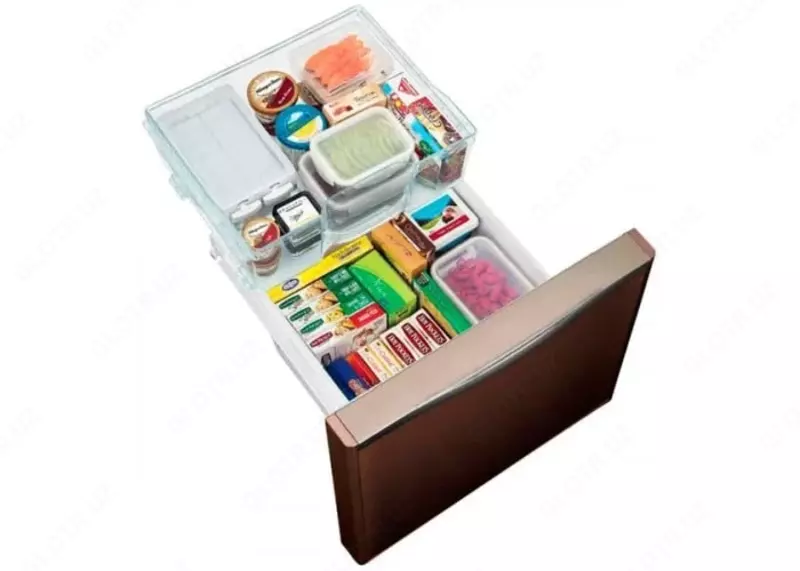 14 520 000 сум Бытовой двухкамерный холодильник "Hitachi R-W550PUC2 GBW" (Коричневое стекло)