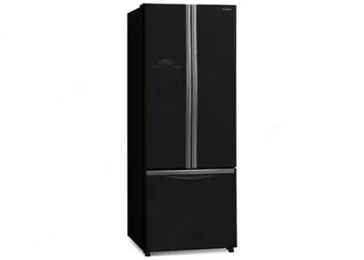 Ikki kamerali maishiy muzlatgich "Hitachi R-W550PUC2 GBK" (Qora shisha)