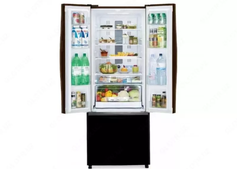 Бытовой двухкамерный холодильник "Hitachi R-W550PUC2 GBK" (Черное стекло) - 14 520 000 сум