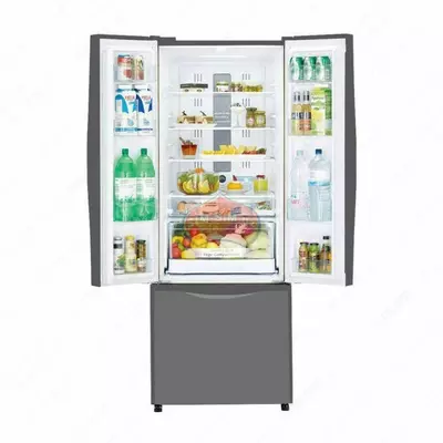 Бытовой двухкамерный холодильник "Hitachi R-W550PUC2 GGR" (Серое стекло)