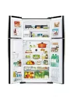 Бытовой двухкамерный холодильник "Hitachi R-W660PUC3 GВК" (Черное стекло) - 15 185 500 сум