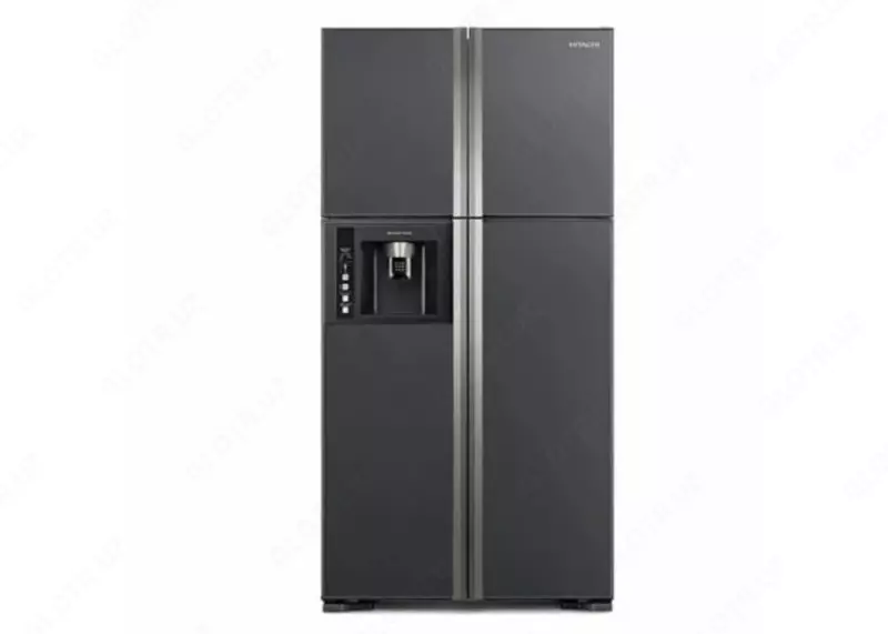 Бытовой двухкамерный холодильник "Hitachi R-W720PUC1 GGR" (Серое стекло)