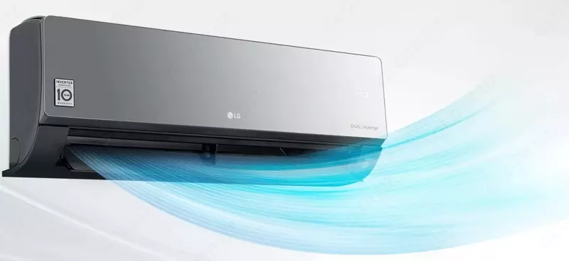 Кондиционер "LG ARTCOOL Mirror AIR АС 24ВQ" Invеrter (Серебристый)