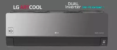 Кондиционер "LG ARTCOOL Mirror AIR АС 24ВQ" Invеrter (Серебристый)