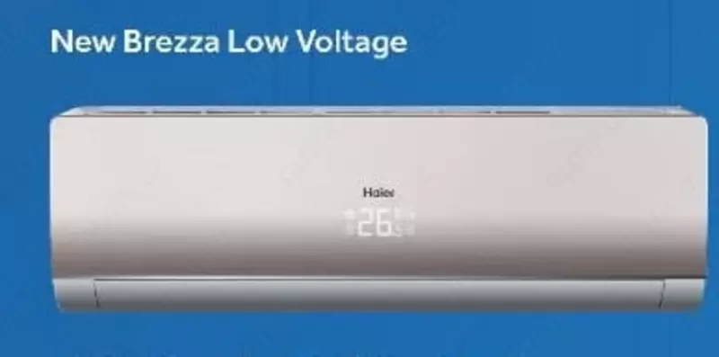 Кондиционер "HAIER NEW Brezza Low Voltage AS09NA8HAA-G/1U09DU4EAA" (Золотистый) - 5 082 000 сум